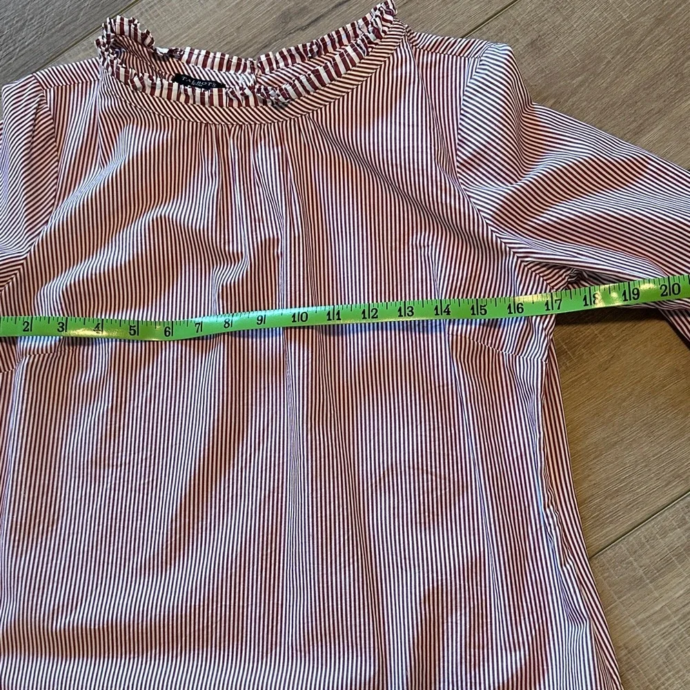 Talbots Top with Ruffle Sleeves - Picture 7 of 8